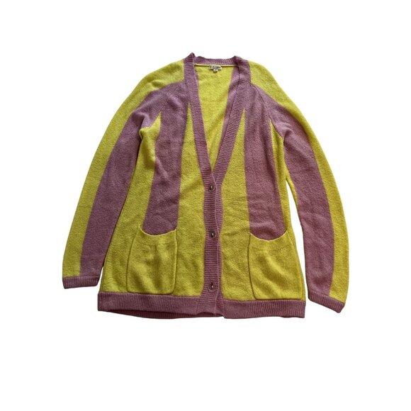 For Love & Lemons Lauryn Oversized Cardi in Candy Stripe - Picture 1 of 4